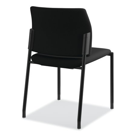 Hon Accommodate Series Guest Chair, 23.25" x 22.25" x 32", Black, PK2, 2PK HSGS6.N.B.CU10.CBK